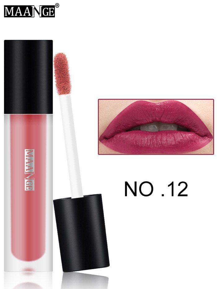 

Moisturizing Long Wear Matte Lip Glaze, #12