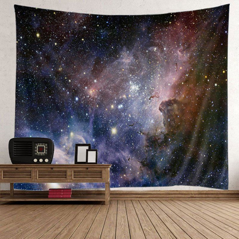 

Home Decor Wall Hanging Night Sky Tapestry, Blue and black