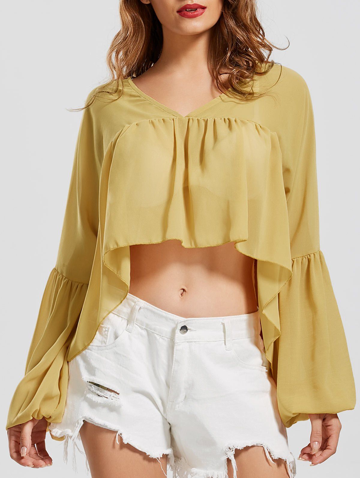 chiffon tops 2018