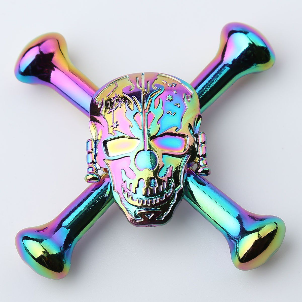 

Colorful Skull Focus Gadget Fidget Hand Spinner