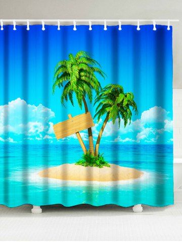 Download Cortinas de ducha de tela tema de la playa For Free