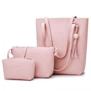Tassel 3 Pieces Handbag Set