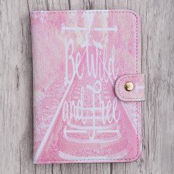 PU Leather Print Passport Holder