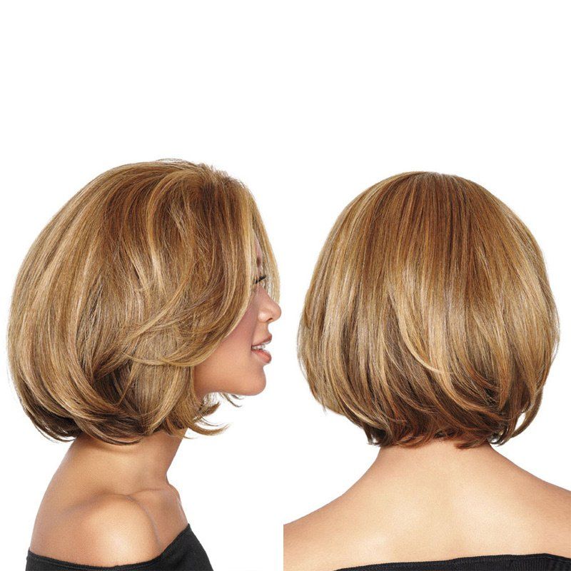 

Colormix Short Bob Straight Synthetic Wig