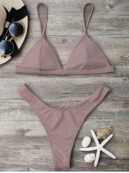 High Cut Thong Bikini Set