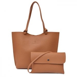 Faux Leather Shoulder Bag and Crossbody Bag