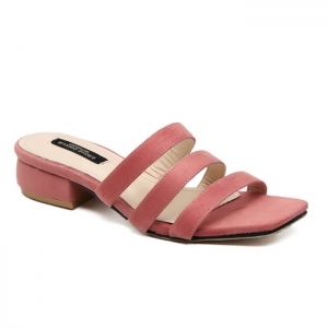 Square Toe Strappy Slide Sandals