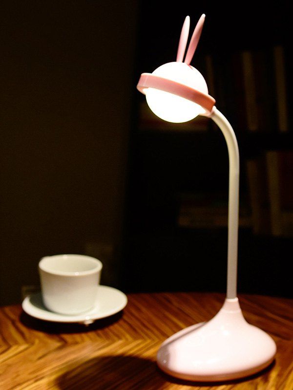 

Rabbit Rechargeable LED Touch Desk Lamp, Pink