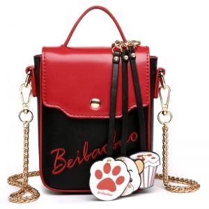 Cartoon Pendants Mini Crossbody Bag