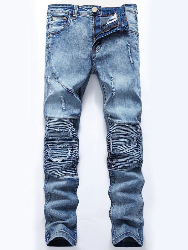 slim fit biker jeans