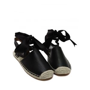 Espadrilles Tie Up Flat Heel Sandals