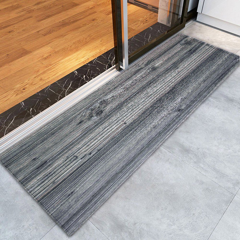 

Withered Tree Grain Pattern Nonslip Rug, Gray