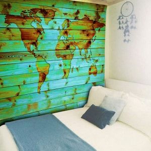 World Map Wall Hanging green w51 inch * l59 inch wall hanging world map printed tapestry World Map Wall Hanging green w51 inch * l59 inch wall hanging world map printed tapestry