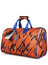 Nylon Print Gym Bag