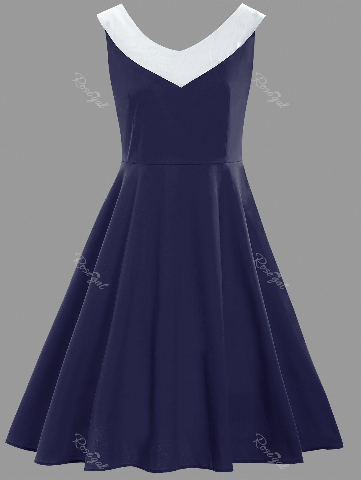plus size midi skater dress