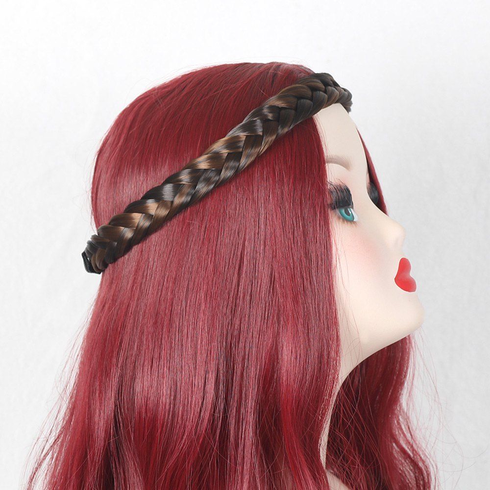 [38 OFF] Braided Head Band Hair Extension Rosegal