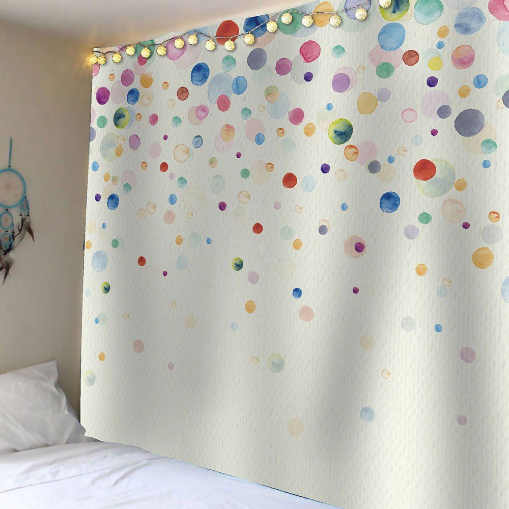 [13 OFF] Home Decor Ink Painting Dotted Waterproof Wall Art Tapestry