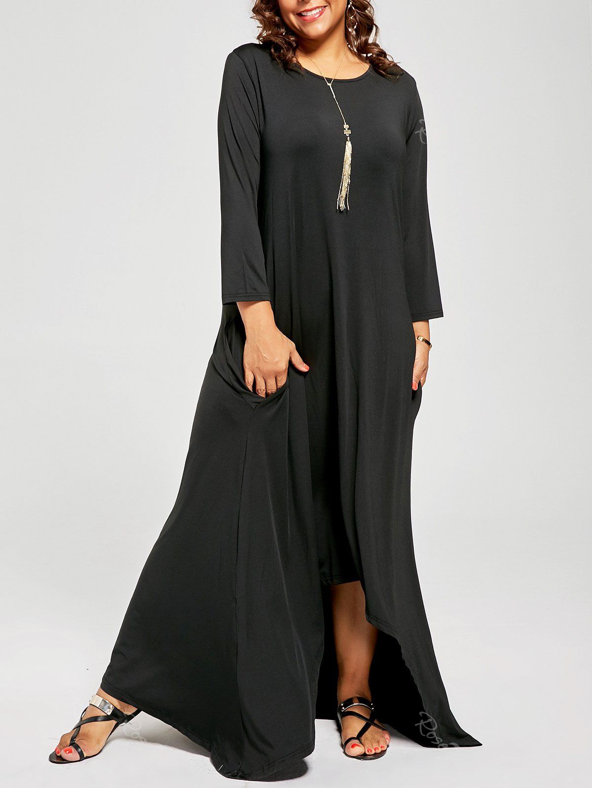 Plus Size Tee Shirt Maxi Dress Deals 