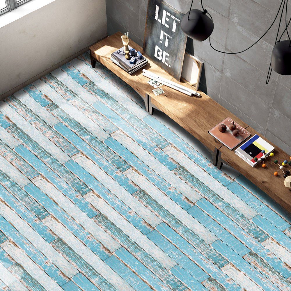 2018 Home Decor Vintage Faux Wood Grain Floor Sticker Rosegal Fashion Home Decor Vintage Faux Wood Grain Floor Sticker