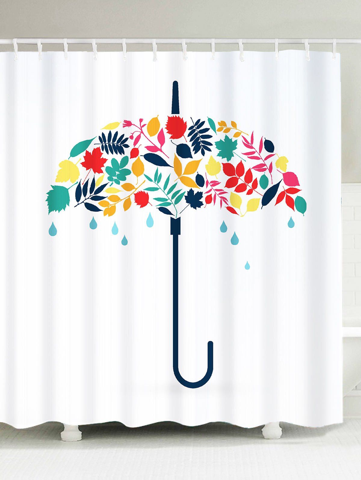 Blanc Largeur71 Pouces*longeur71 Pouces Rideau De Douche Imperméable ... Blanc Largeur71 Pouces*longeur71 Pouces Rideau De Douche Imperméable ...