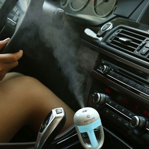 

Mini Creative Aromatherapy Car Humidifier, Blue
