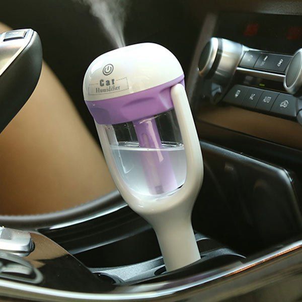 

Mini Creative Aromatherapy Car Humidifier, Purple