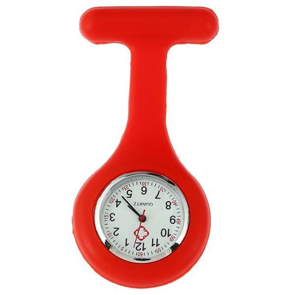 

Nurses Silicone Fob Watch, Red