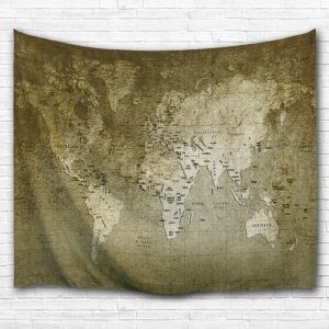 World Map Wall Hanging bronze w71 inch * l91 inch retro world map wall hanging tapestry World Map Wall Hanging bronze w71 inch * l91 inch retro world map wall hanging tapestry