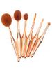 6Pcs Toothbrush Shape Makeup Brushes Kit -  