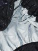 Galaxy Moon Starry Sky Print Skirt -  