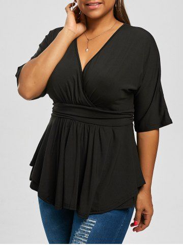 2019 v neck plus size sequin embellished t shirt