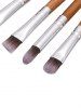 11Pcs Nylon Wooden Handle Makeup Brushes Set -  