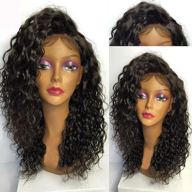 [31% OFF] Deep Side Part Long Shaggy Curly Lace Front Synthetic Wig