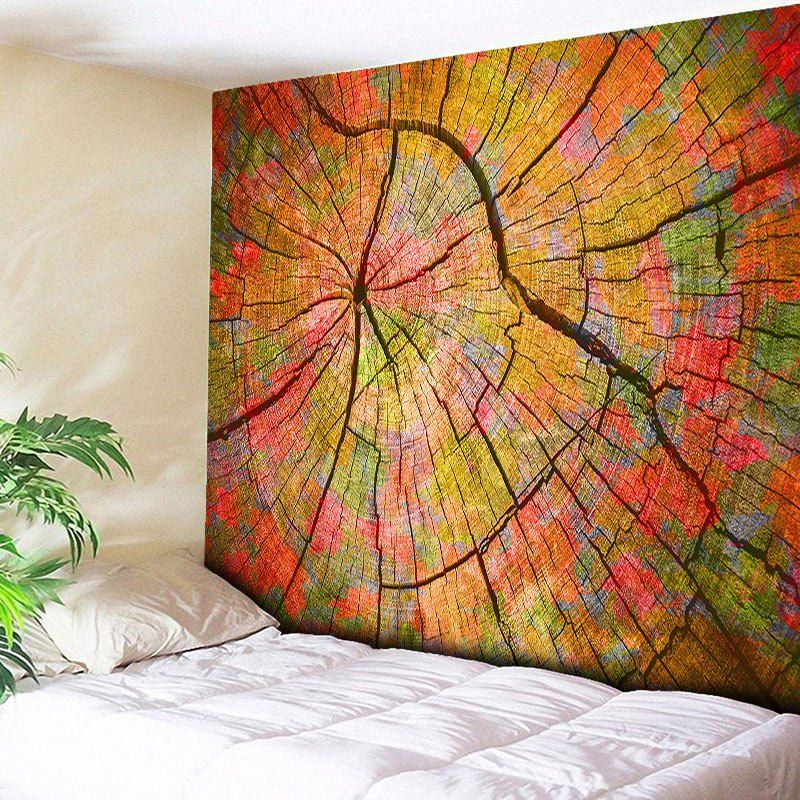 [43% OFF] Wood Grain Printed Wall Hanging Tapestry | Rosegal