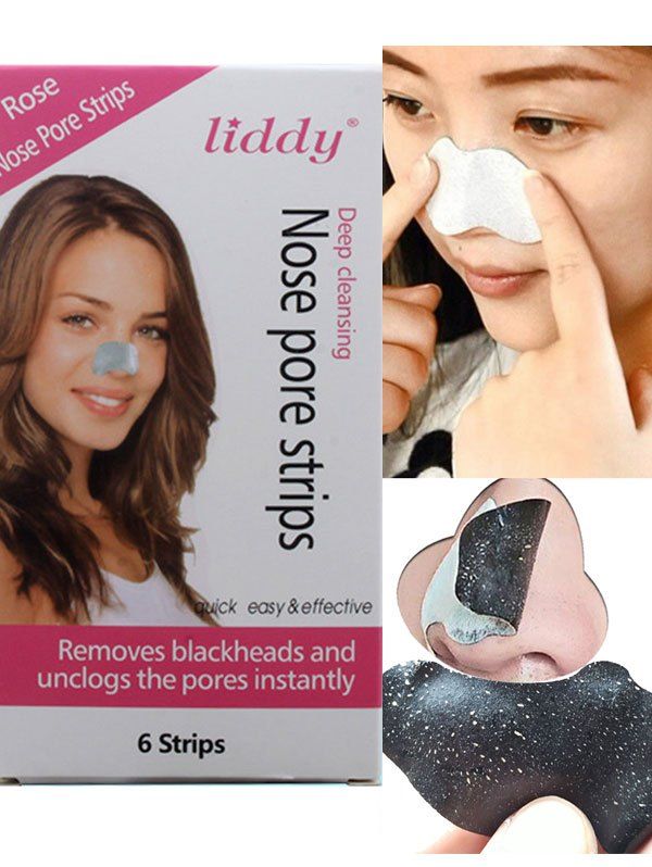 

Deep Cleansing Blackhead Removal Nose Pore Strips, Black