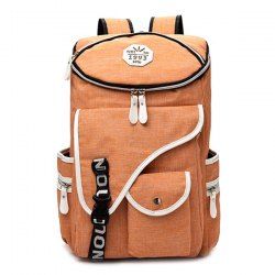Casual Padded Strap Nylon Backpack