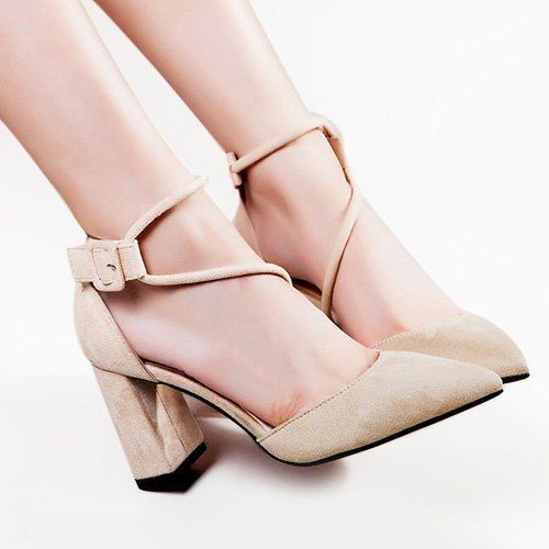 block heel pumps open toe
