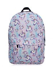 Unicorn Printed Backpack