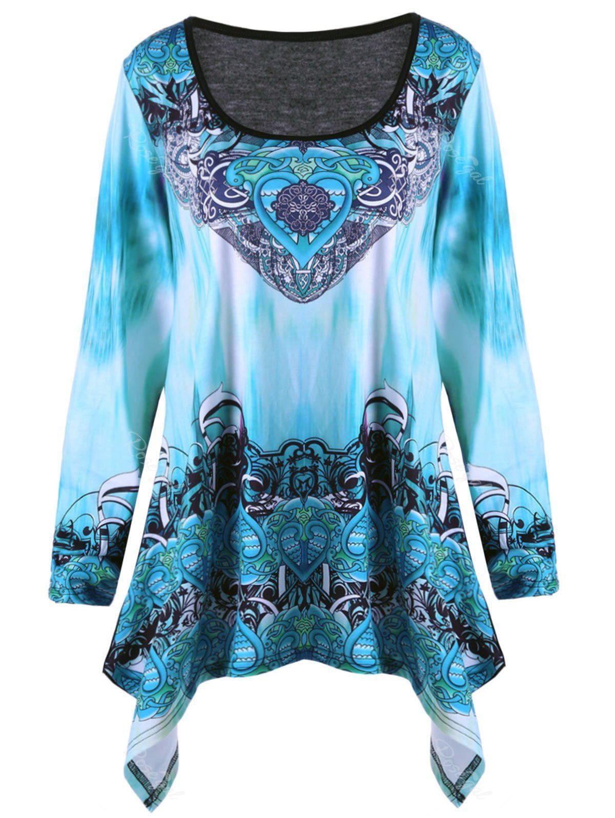 plus size ombre shirt