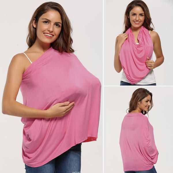 

Breastfeeding Portable Nursing Cover Scarf, Watermelon red