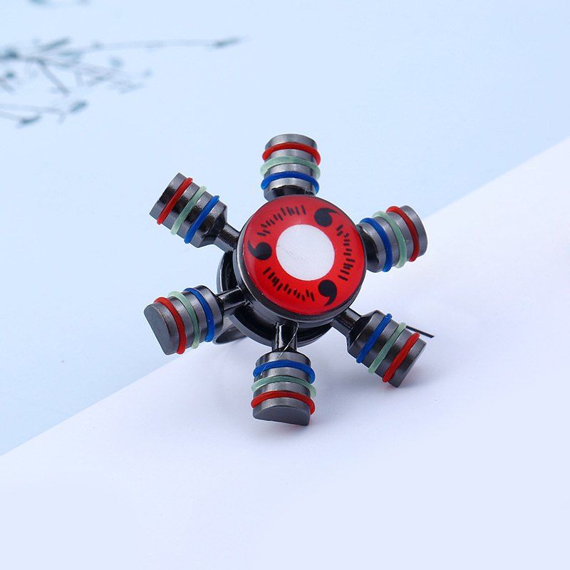 

Adjustable Fidget Spinner Finger Ring, Gun metal