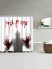 Gothic Help Me Shadow Shower Curtain For Halloween -  