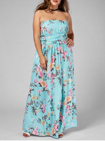 Plus Size Bandeau Dress