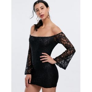 Flare Sleeve Dress