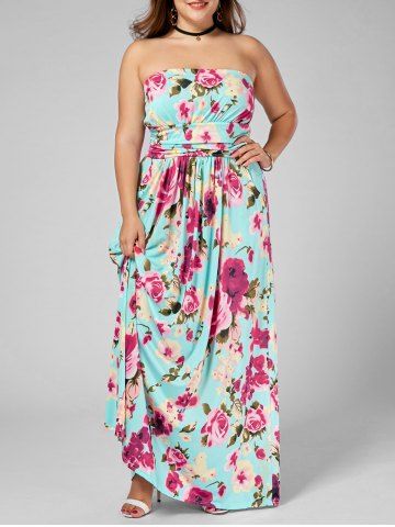 Plus Size Bandeau Dress