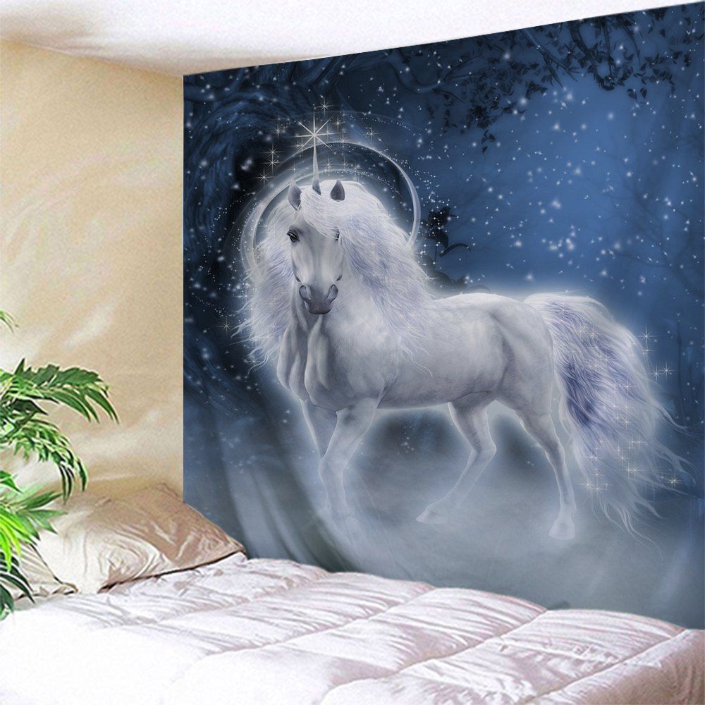 

Unicorn Animal Bedroom Decor Wall Tapestry, Colormix