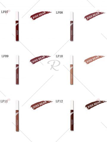 12 Colors Waterproof Moisturizing Long Wear Lip Glaze