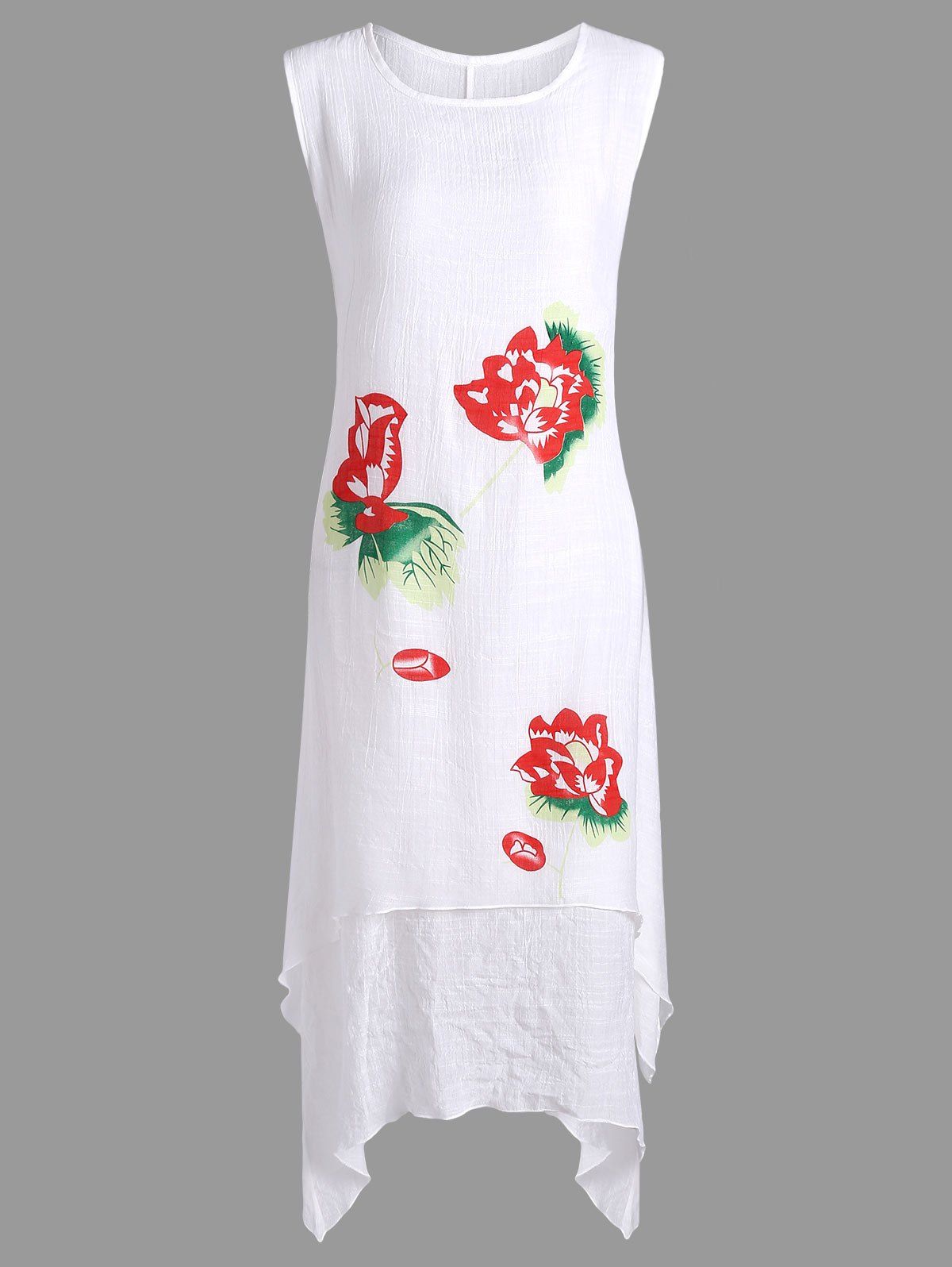 17-off-casual-swing-lotus-flower-linen-dress-rosegal