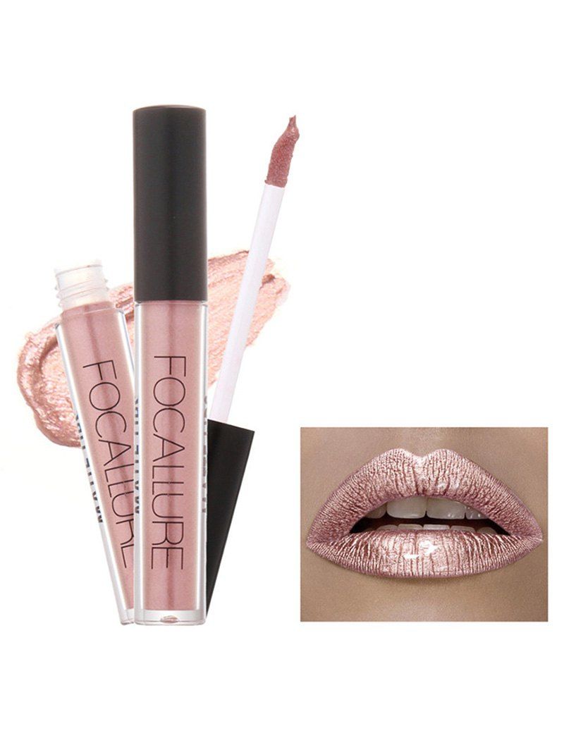 

Metallic Color Moisturizing Waterproof Lip Glaze, #01