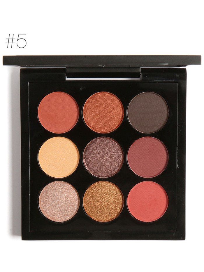 

9 Colors Long Lasting Not Dizzy Waterproof Eyeshadow Kit, #05